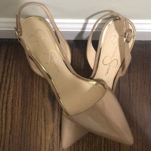 Comfortable, Nude Pump by Jessica Simpson
